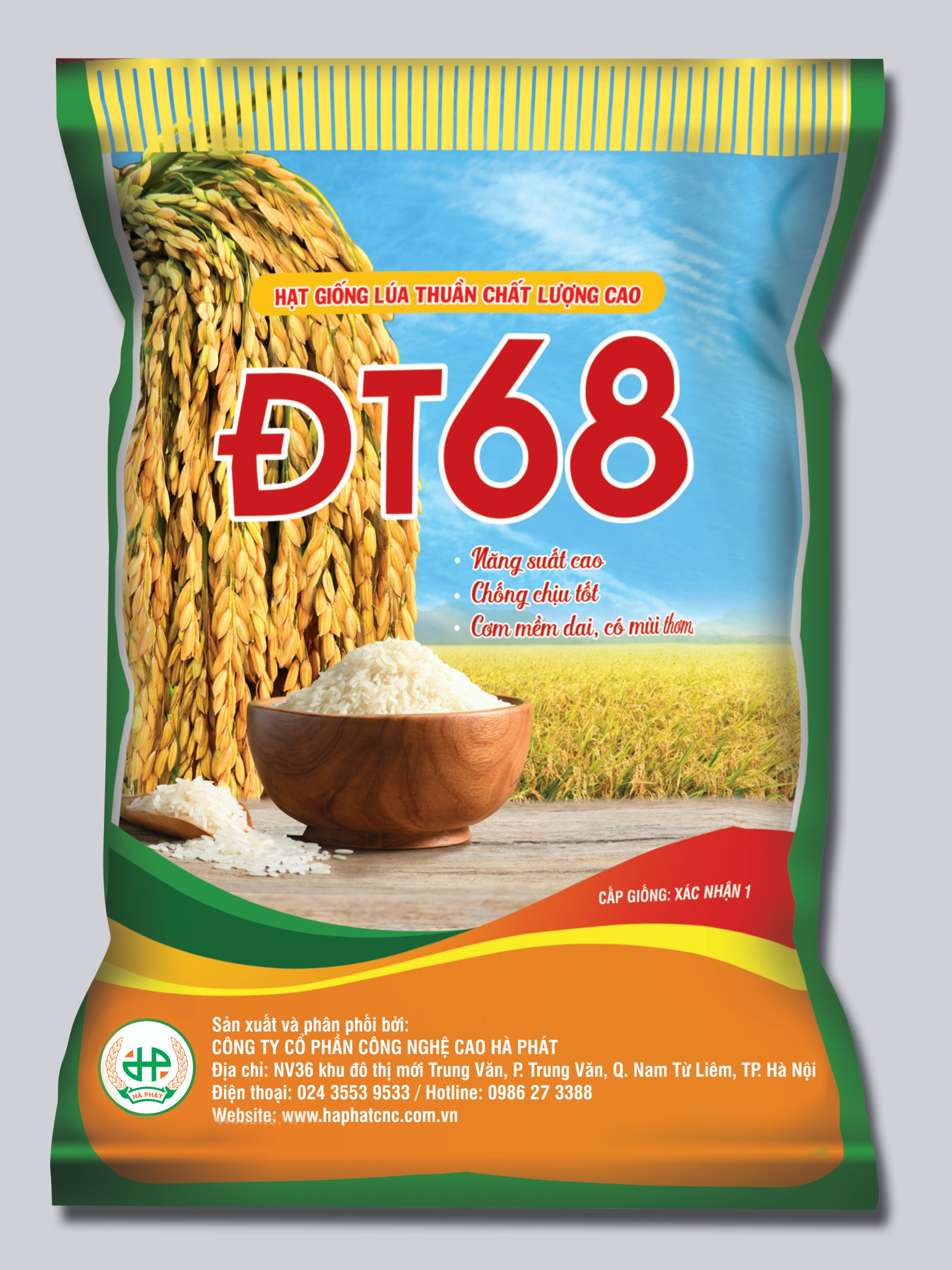 Giống lúa thuần chất lượng ĐT68