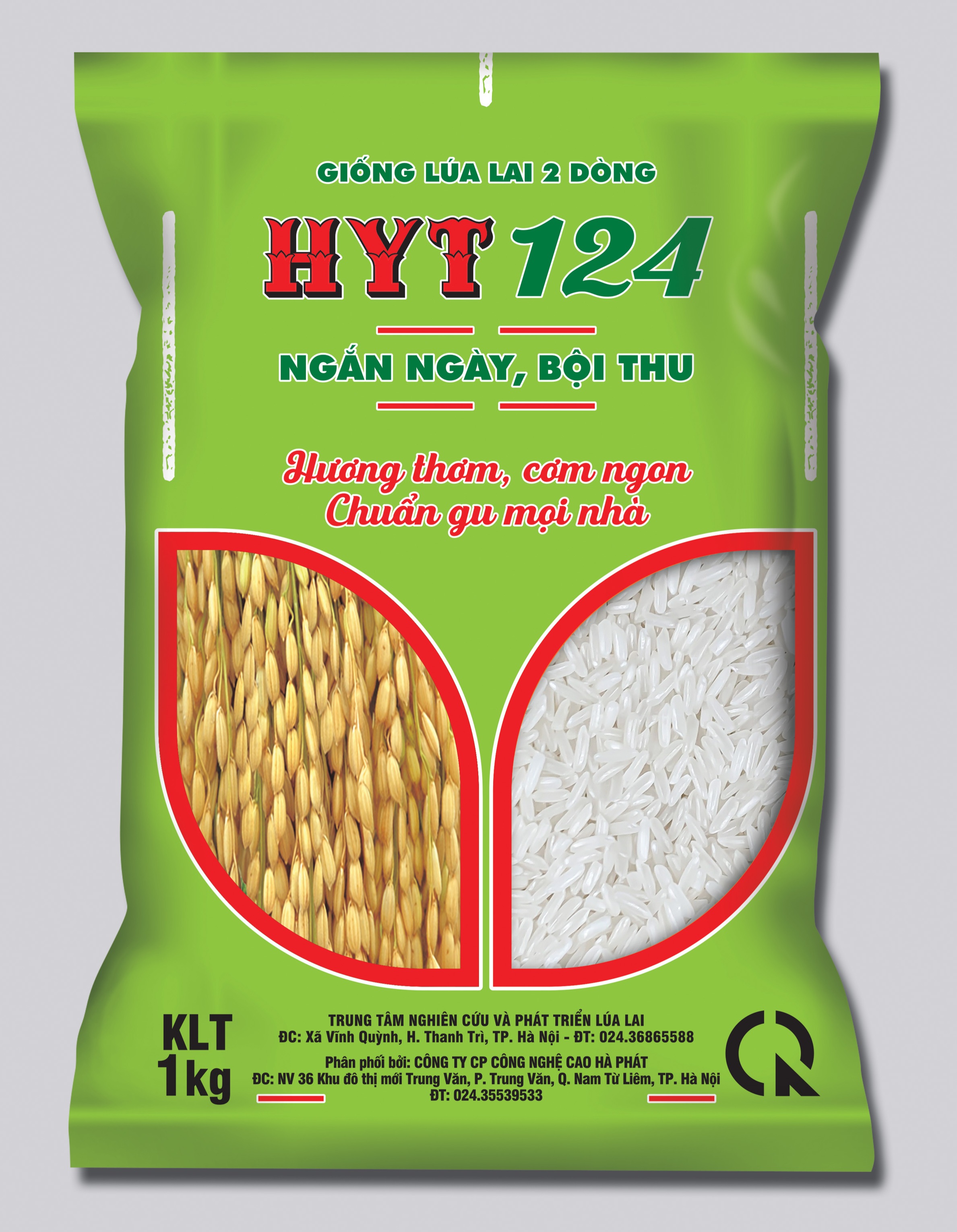 Giống lúa lai 2 dòng HYT124