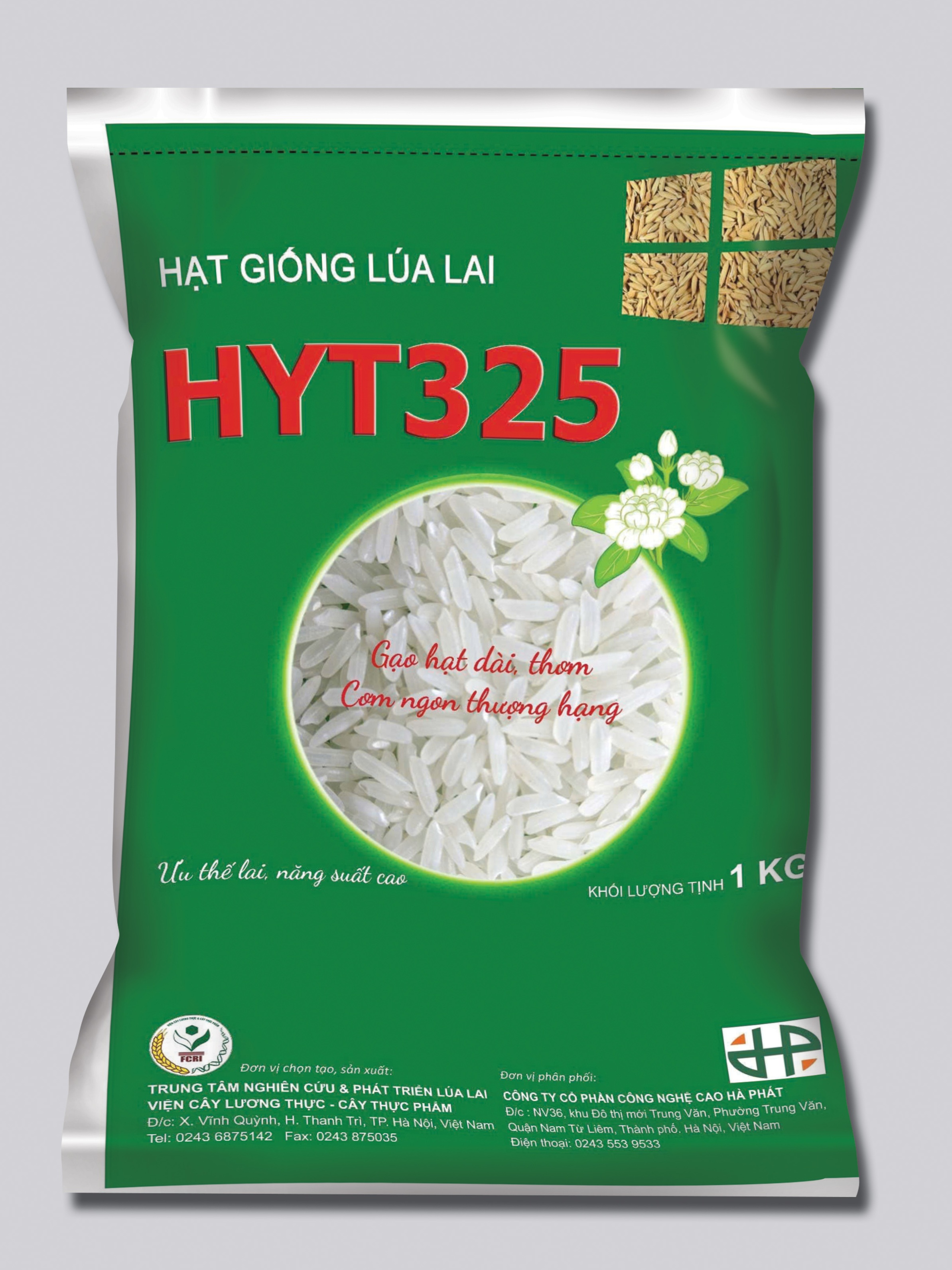 Giống lúa lai 3 dòng HYT325